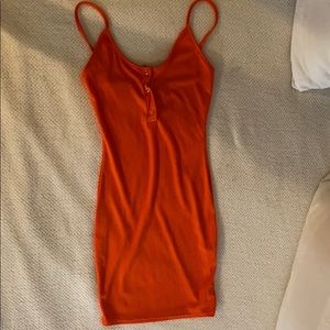 Orange dress